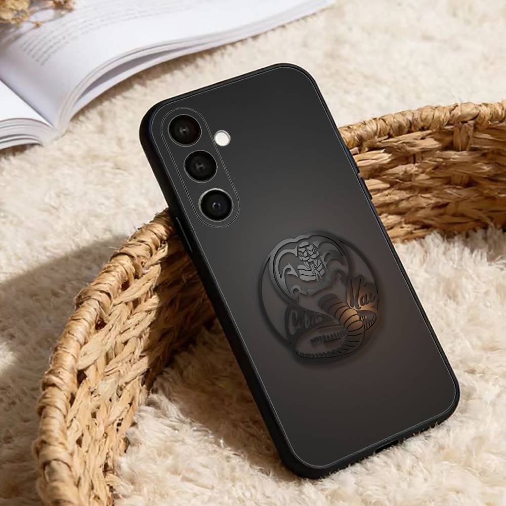 C-Cobra Kai Snake Phone Case For Samsung Galaxy A91,80,73,72 ,71,53,52,32 ,31,22,21s,20,Soft Black Case