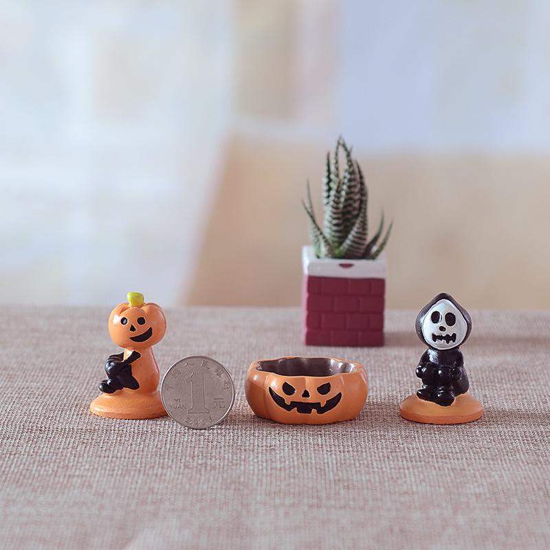 Pumpkin Lantern Halloween Decoration for Kids - Desktop Ornament & Toy