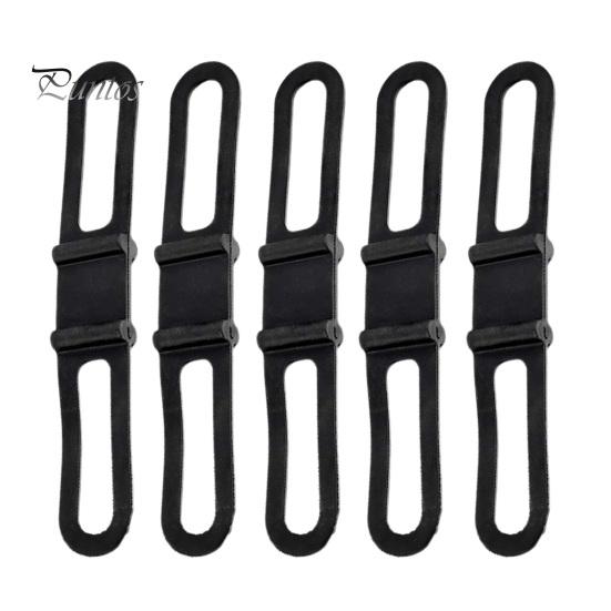 Bike Cable Management 5Pcs Flashlight Mount Silicone Straps High Elastic Reusable Flexible Vibrant Color Versatile Use Bicycle Bands Light Strap