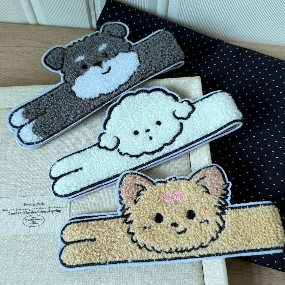 2/3pcs Sweet Style Hair Bun Charm Plushie Hug Cat Headband New Long Strip Hair Band Daily Use