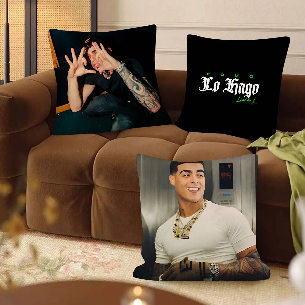 Singer Luar La L Pillow Case Fashion Square Pillowcase Bedroom Sofa Room Ins Decoration Leisure