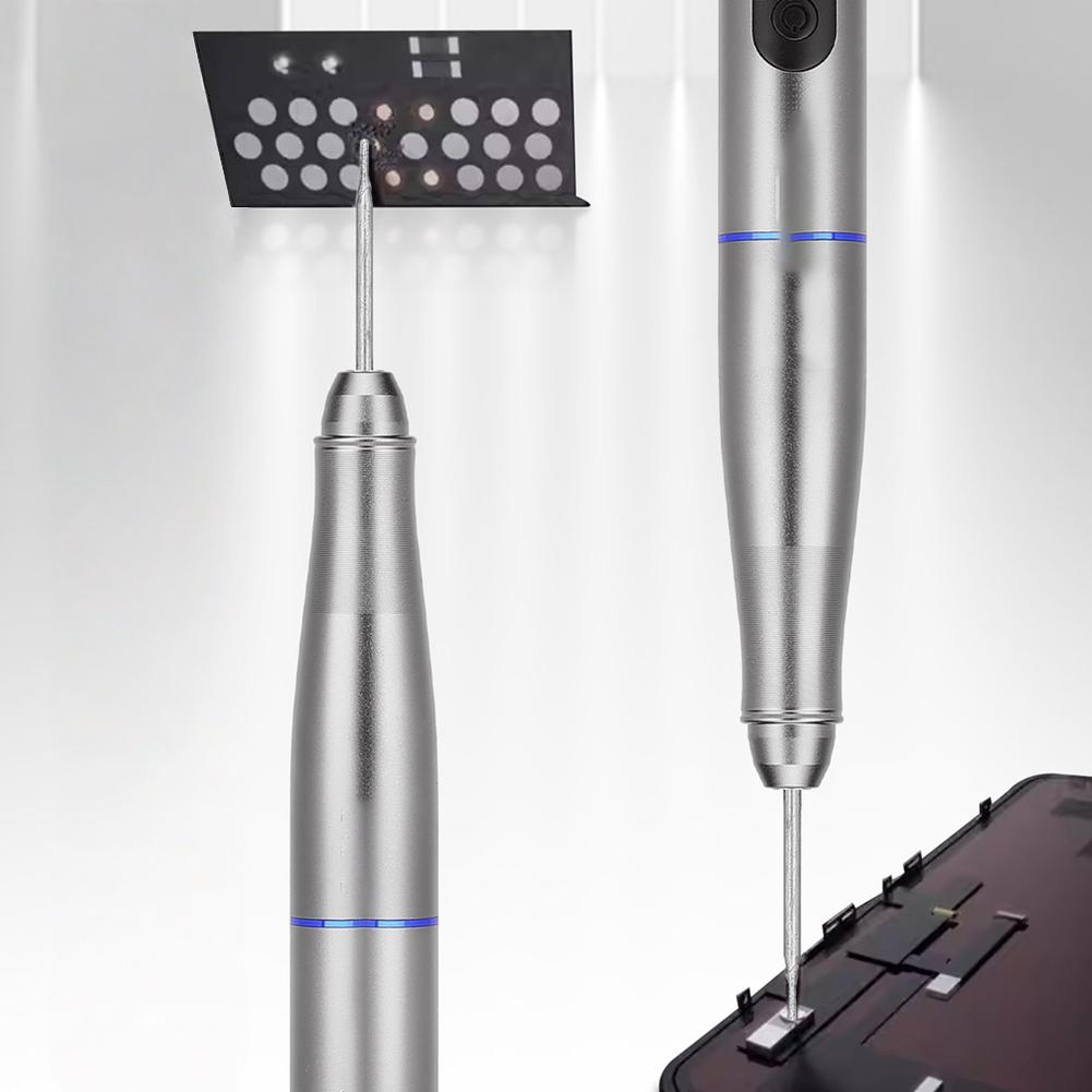 

Brushless Motor Electric Pen Grinder 3 Speed Rotary Tool 10000-20000 RPM with 7 Sanding Heads for IC Board and Display Repair China Mainland