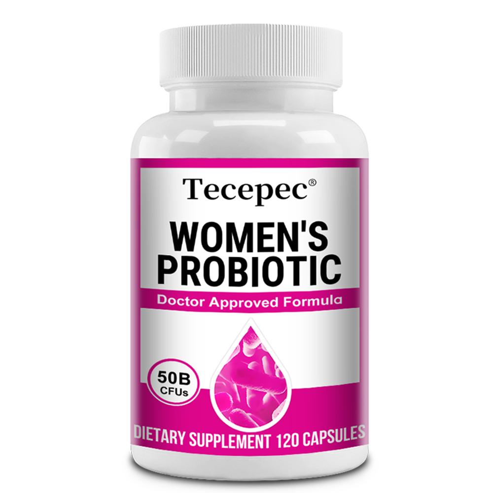 Women S Probiotic Supplement, With Prebiotic, D-Mannose, Cranberry Powder, 120 Capsules 120 Capsules