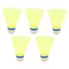 5 PCS Night Glow Badminton 30mah High Resilience LED Sports Shuttlecock for Sports Activities