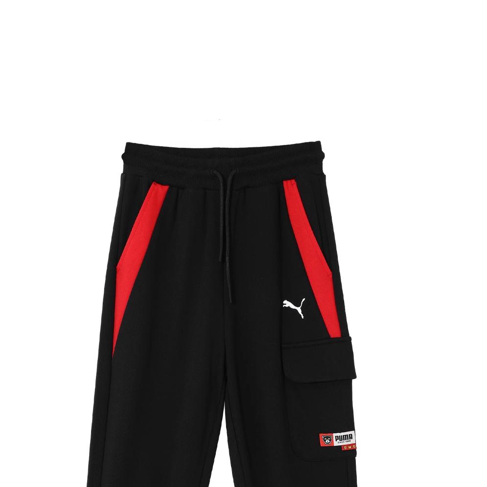 Puma Soft Comfortable Casual Breathable Long Pants Kids bottoms Black 950000-01