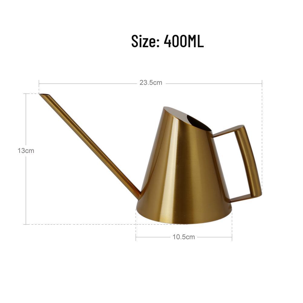 Złoty Retro Stalowy Czajnik Do Podlewania Ogrodów