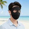 Polyester Ice Silk Face Clothing Breathable Face Sun Protection Comfortable Sunscreen Mask  Women