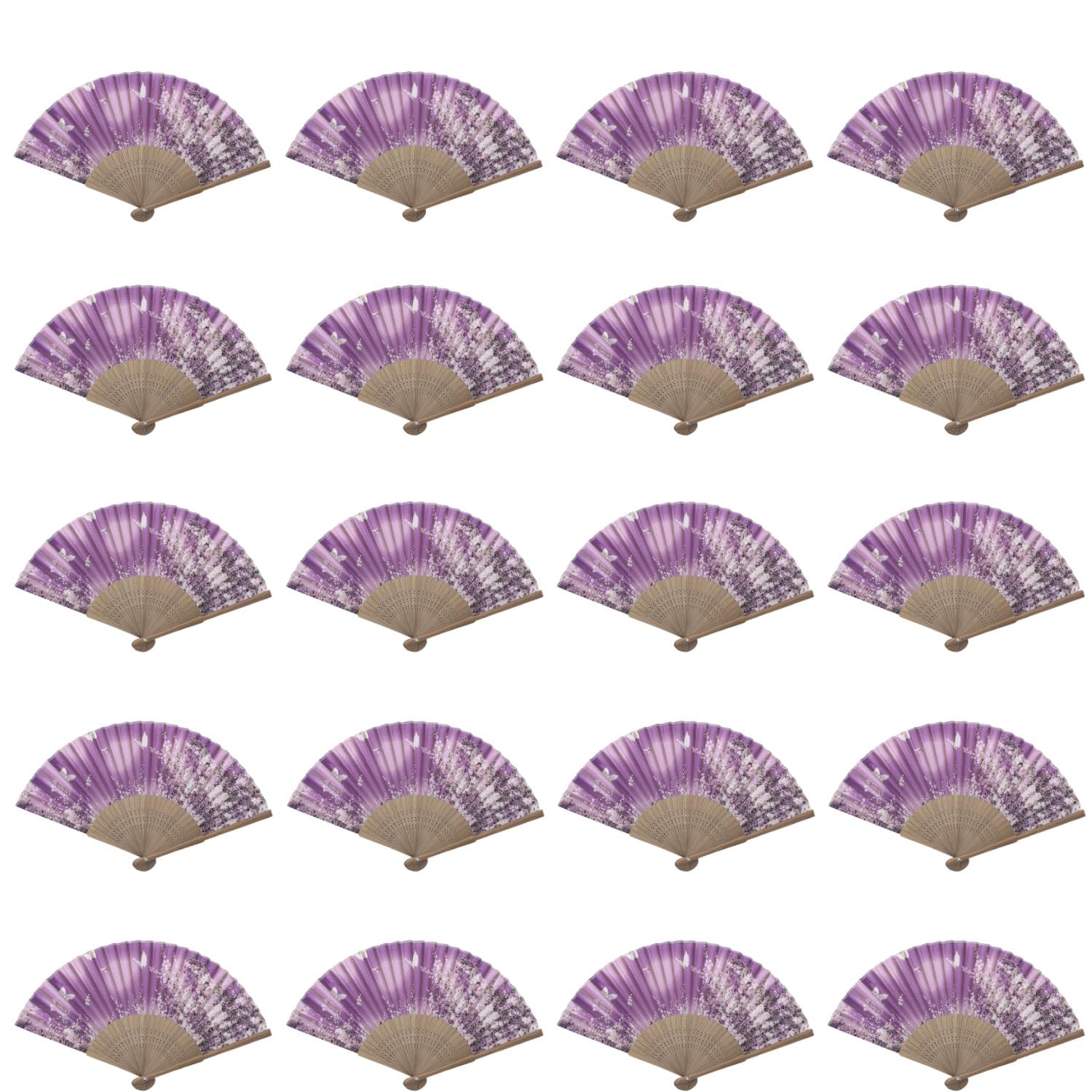 

Castle Enterprise S Премиум Ручной работы Веера и Набор для танца с бабочками из 20 штук Оптом Отличный Японский Сувенир для Иностранцев [Цветок (фиолетовый)] - Покупка,