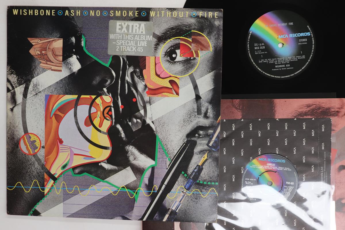 

LP Record WISHBONE ASH No Smoke Without Fire MCG3528 MCA 1978 UK Rock Used