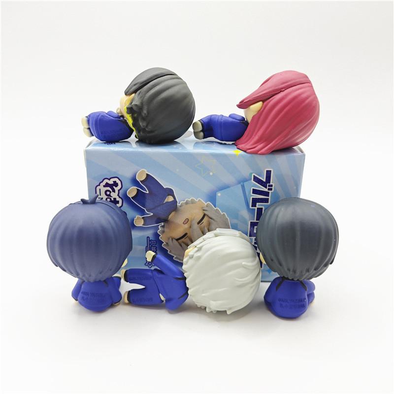 Blue Prison Shoulder To Shoulder Sleep Team Blue Lock Claw Machine Doll Set For Collectors