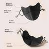 Winter Warm Face Mask for Outdoor Cycling, Fleece-Lined Thick Windproof Cotton Mask for Men And Women, Breathable with Eye Protection, Black