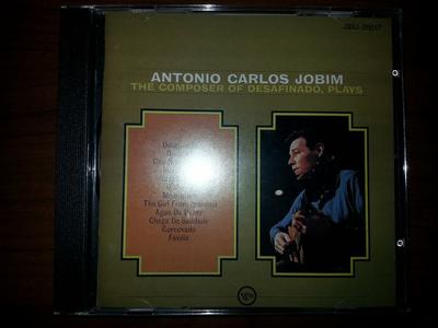 CD ANTONIO CARLOS JOBIM  Composer Of Desafinado Plays J33J25017 VERVE 1986 Japan Latin Used