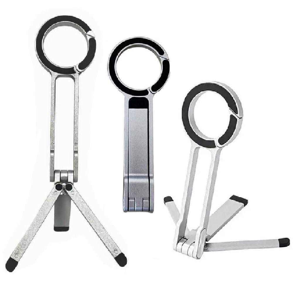 Adjustable Phone Tripod Carabiner Creative Magnetic Phone Tripod Travel Photography