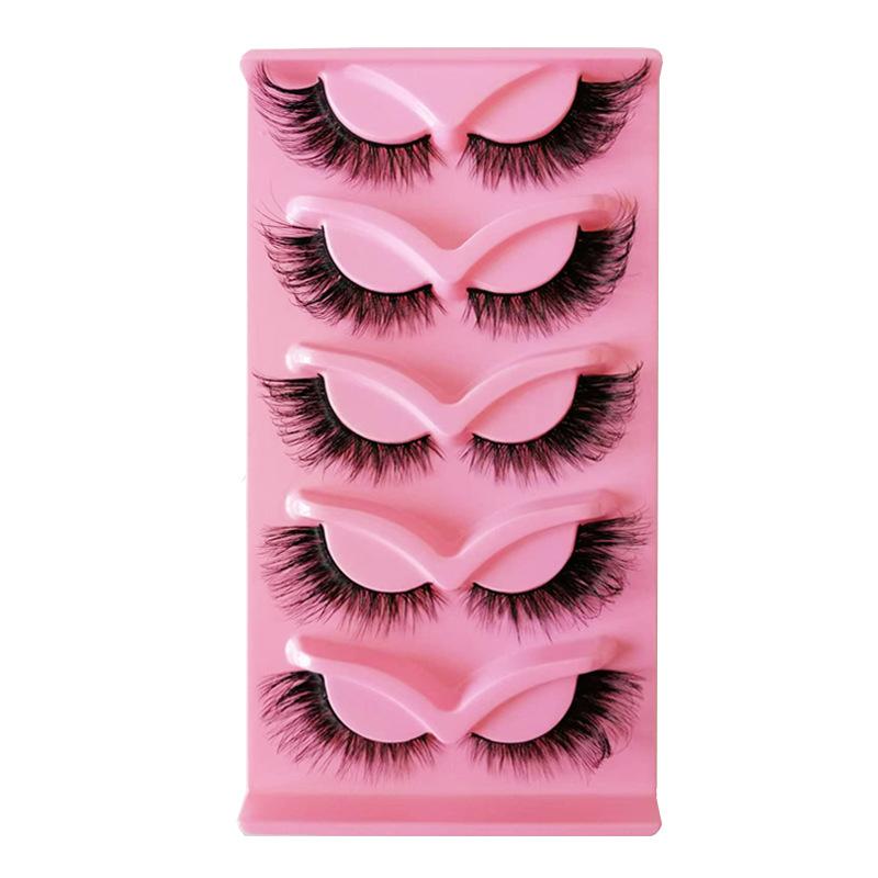 

5 пар 3D ресниц накладные ресницы инструменты для макияжа натуральные длинные толстые объемные ресницы красивые пушистые ресницы лисы
