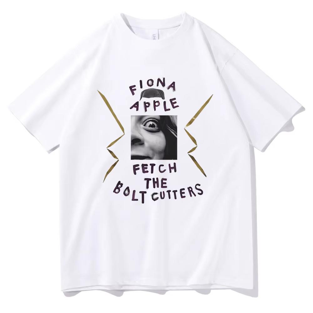 Limitované tričko s potiskem alba Fiona Apple Fetch The Bolt Cutters Nadměrné Pánské Dámské Rock Streetwear Pánská Móda Hip Hopové Tričko