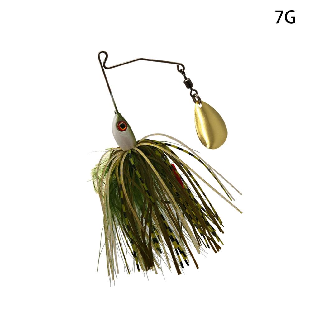 Mycena 7G/9G Spinner Bait Fishing Lure Chatter Bait Blade Jig Dancer Buzzbait Wobbler Chatterbait for Bass Pike