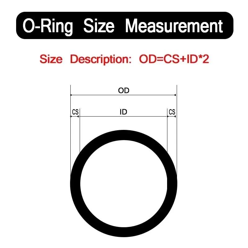270Pcs NBR O-Ring Assortment Kit Nitrile Rubber High Pressure O-ring Seal Kit Valve CS 1.78mm~3.53mm OD 5.29mm~17.17mm Purple