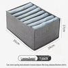 Foldable Fabric Clothes Organizer: Dustproof Storage Box for Pants, Underwear, and Socks