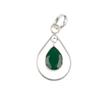 Green Onyx Gemstone 925 Sterling Silver Jewelry Handmade Pendant 1.60" For Gift PP-3-16