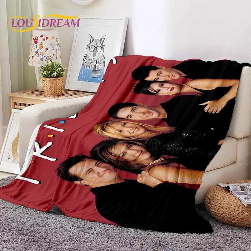 Latest Friends Classics TV 3D Soft Flannel Blankets,Throw Blanket Comfortable Blanket for Picnic Beds Sofa Home Bedroom Gift Kid