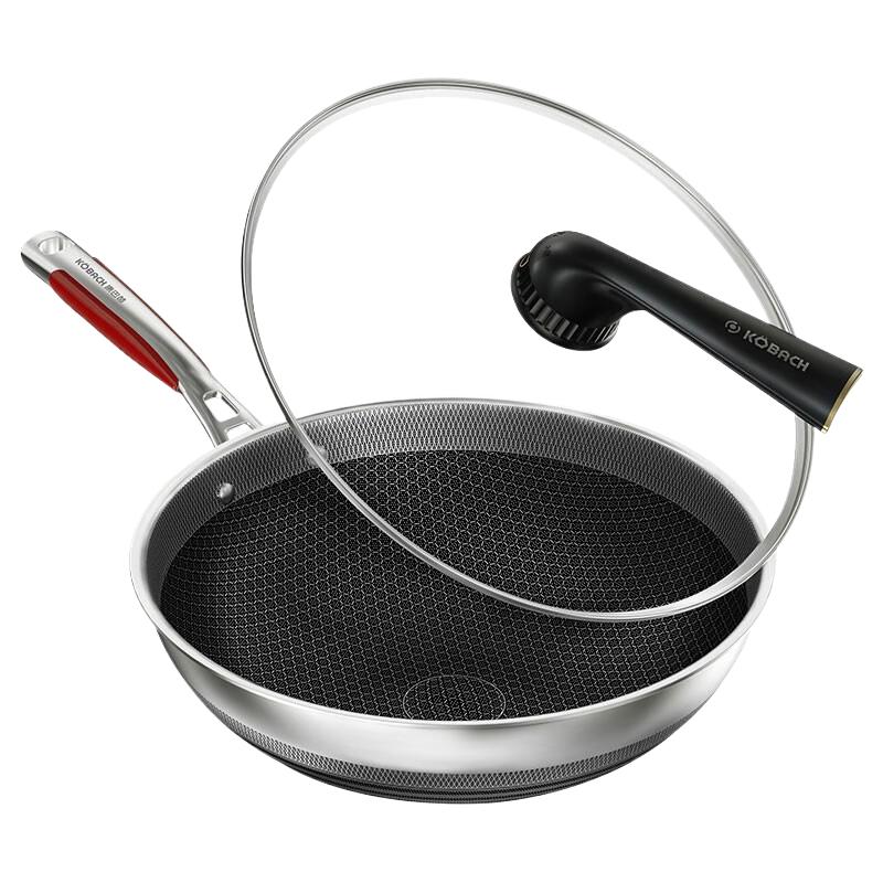 Fifth Gen Antibacterial 32cm Honeycomb Wok