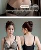Chinese Style Embroidered Push-Up Bra for Small Busts – Lift & Adjust Front Closure, Anti-Sagging, Seamless, Side-Fat Gather