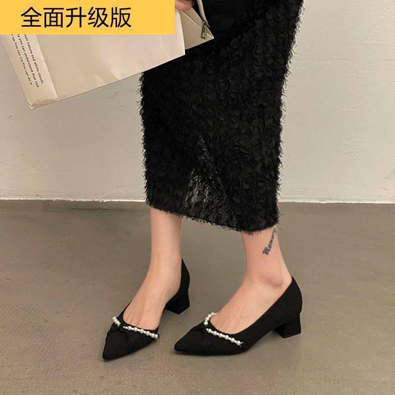 

New high heels women s evening shoes gentle European pointed single shoes 40