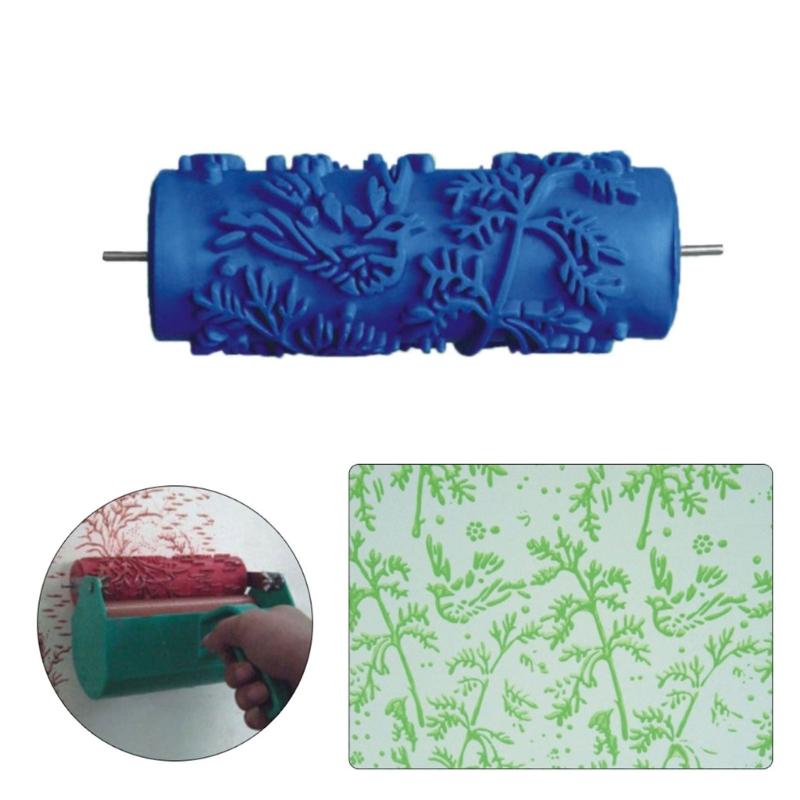 Rullo Testurizzatore Professionale 5 Pollici Rullo Pittura Gomma Stampata Ideale Per Progetti Artistici E Vernici Metalliche