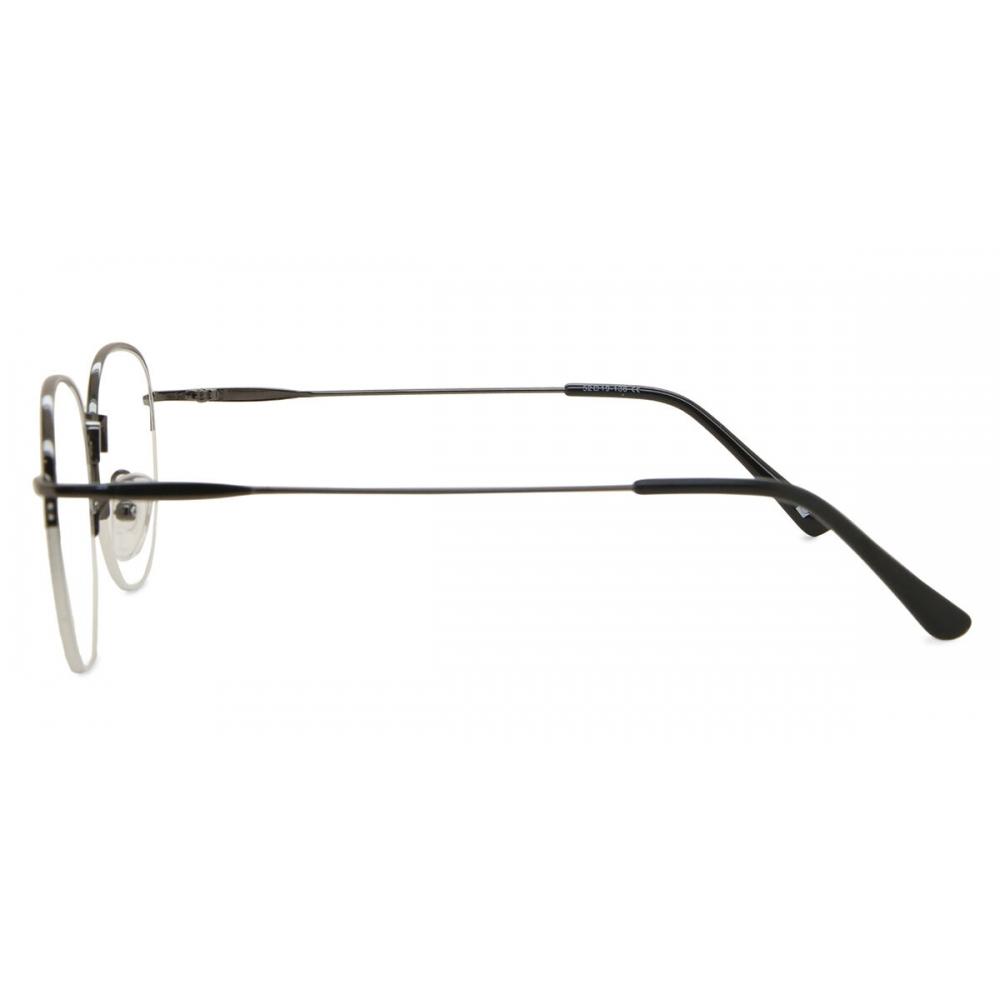 Semi Rimless Oval Black Smartbuy Collection Treysab 930b Fashion Men Eyeglasses