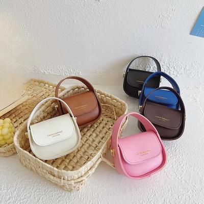 Kids Crossbody Bag Mom Kids Bag Girl Shoulder Bag Purse and Tote Solid Purse Travel Bag