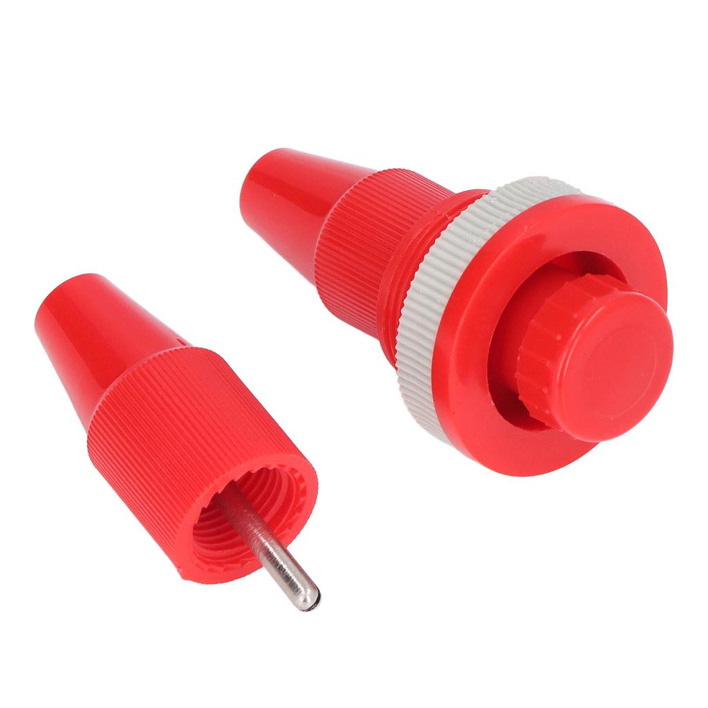 Binding Post Plug Socket Set ABS Silver Alloy Binding Post Terminal with Clear Threads