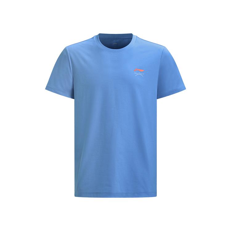 Li Ning Table Tennis Elite Series National Team Round Neck Comfortable Casual Quick Dry Breathable Lightweight Short Sleeve T-Shirt AHSW063-2