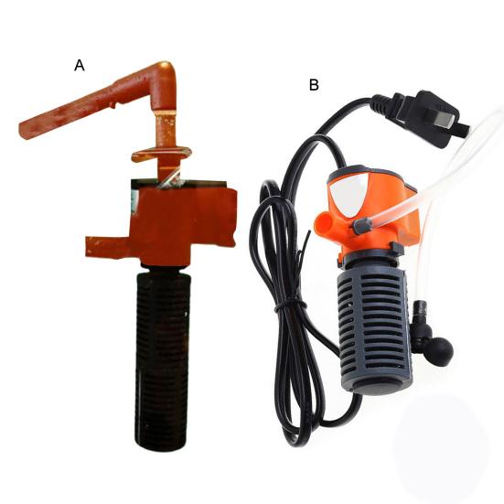 1 Set Aquarienfilter Mini Wasserdicht PVC Interner Wasserfilterpumpe zur Reinigung