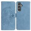 For Samsung Galaxy A36 5G Case Butterfly Flower Imprinted PU Leather Wallet Stand Phone Cover