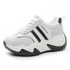 Dad Shoes Frühling und Herbst Neu Dicke Sohle Höherlegung Kleine Forrest Gump Schuhe Sport Leder Atmungsaktiv Freizeit Schuhe