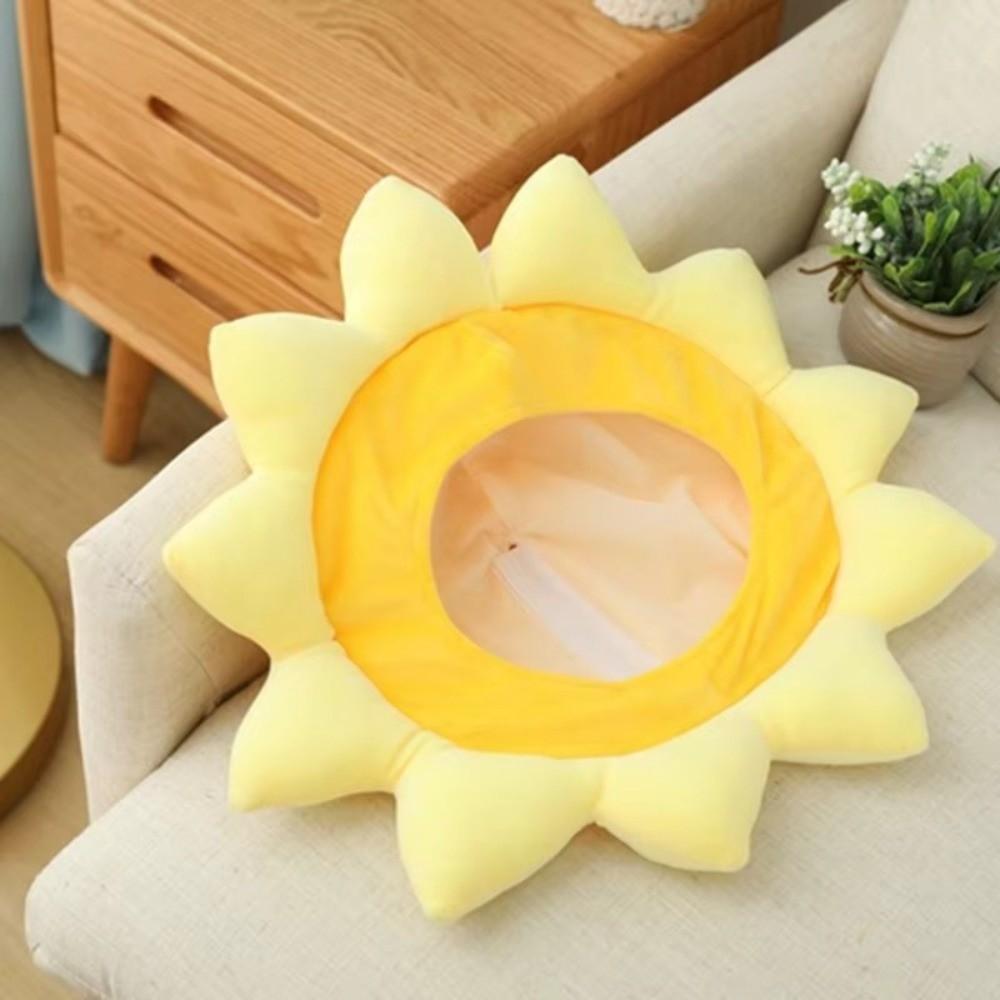Kawaii Soft Sunflower Hat Sunflower Yellow Cartoon Warm Beanie Party Props