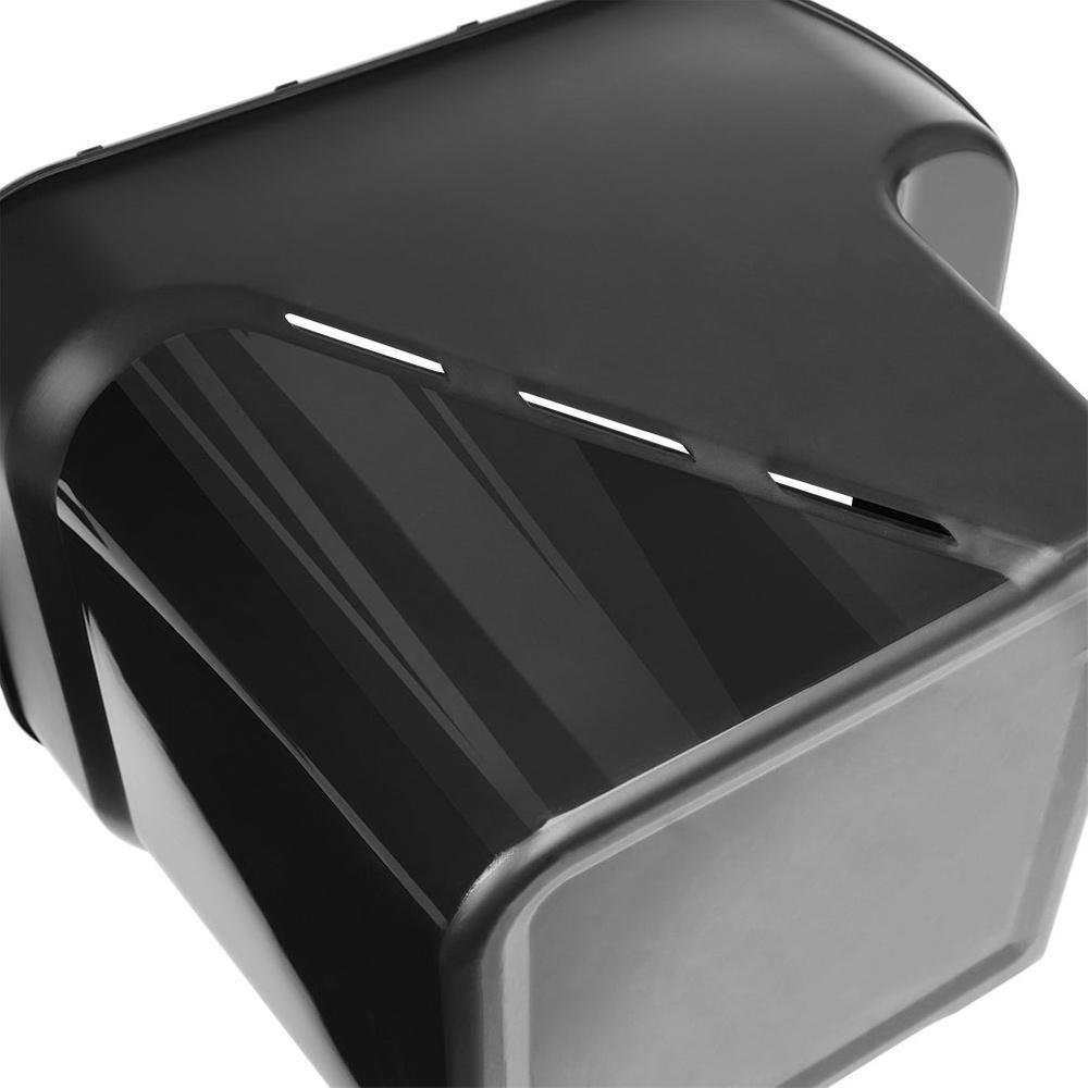 Container For Vegetables, Fruits, Onions, Potatoes, Garlic, Anthracite, Gray, Set Of 2, 13 L