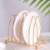 Metal Iron Kitchen Dish Plate Chopping Board Organizer Drainer Shelf for Home Kitchen Cooking Countertop Rack