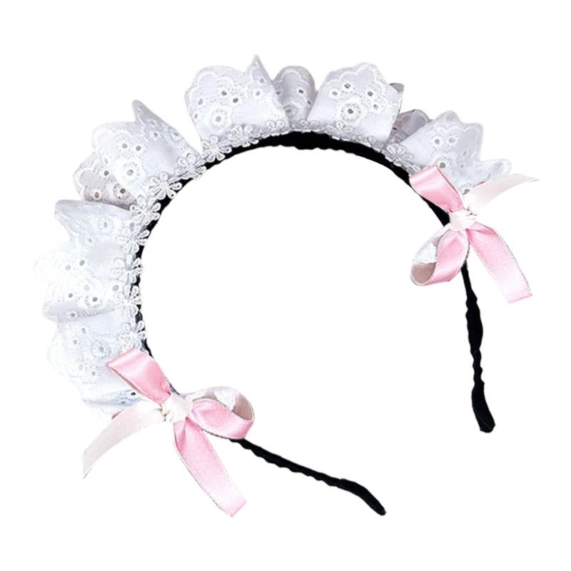 

Fashionable Maid Headdress Daily Wear Headpiece Stylish Maid Outfit Daily Headbands for Parties and Daily Wear
