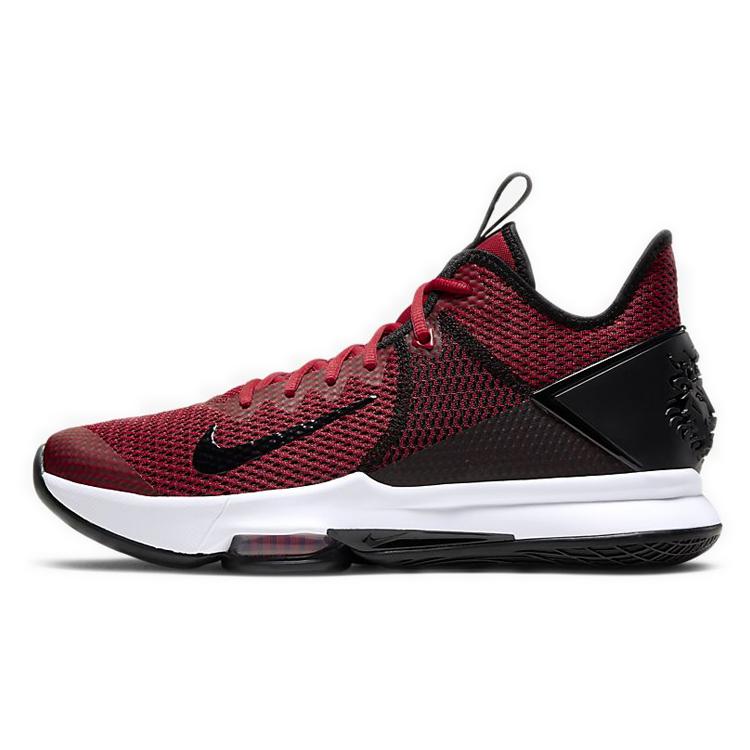 New Nike LeBron Witness 4 Black/University Red BV7427-002