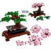 Miniso Disney Creative Fit Legoin 10281 Bonsai Tree Flower Bouquet Building Blocks Model  Plant Potted Bricks Toys for Kids Gift
