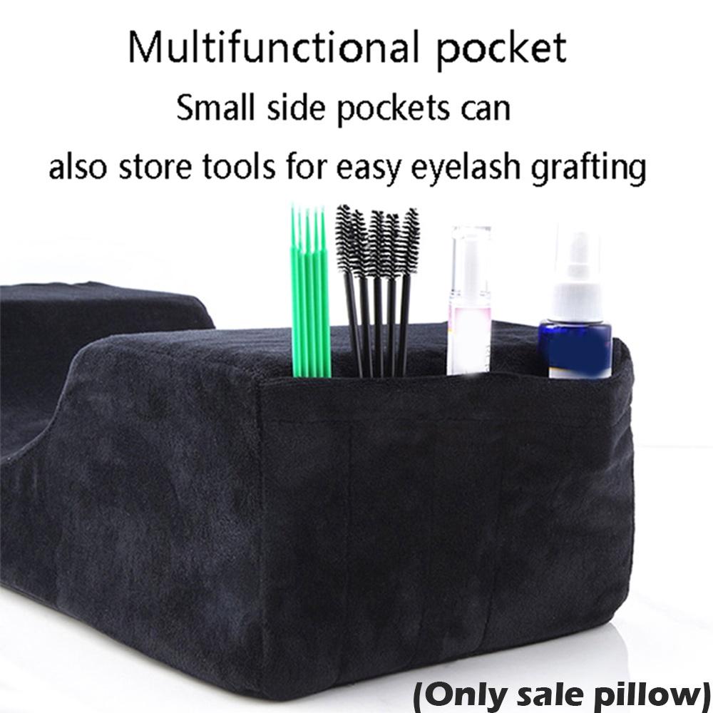 1 Stück Wimpernkissen Nackenstütze Wimpernkissen Weich Grafting Wimpern Memory Foam Wimpernverlängerung Make-up Salon Mit Tasche Kissen