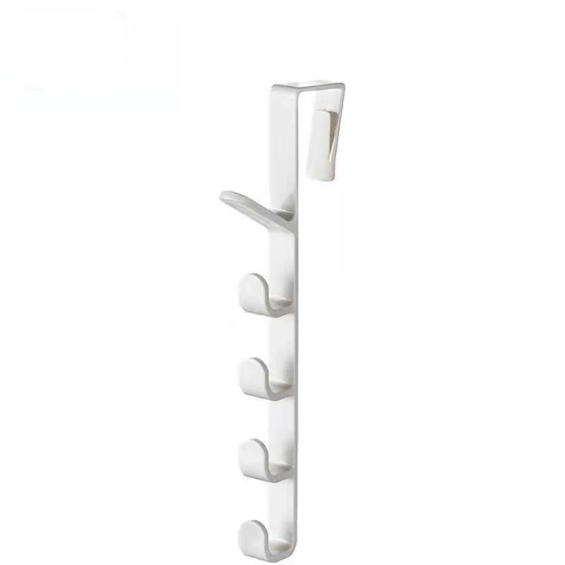 1Pcs Bedroom Door Hanger Clothes Hanging Rack Over The Door Plastic Home Storage Organization Hooks Purse Holder for Bags Rails