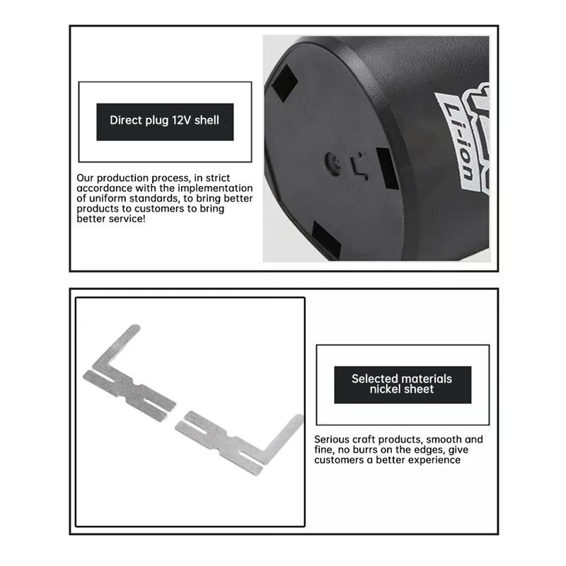 Plug-in 12V Power Tools Battery DIY Kit 3S Lithium Ion Battery Charger/Discharger Protection Board For Power Drill Chainsaw