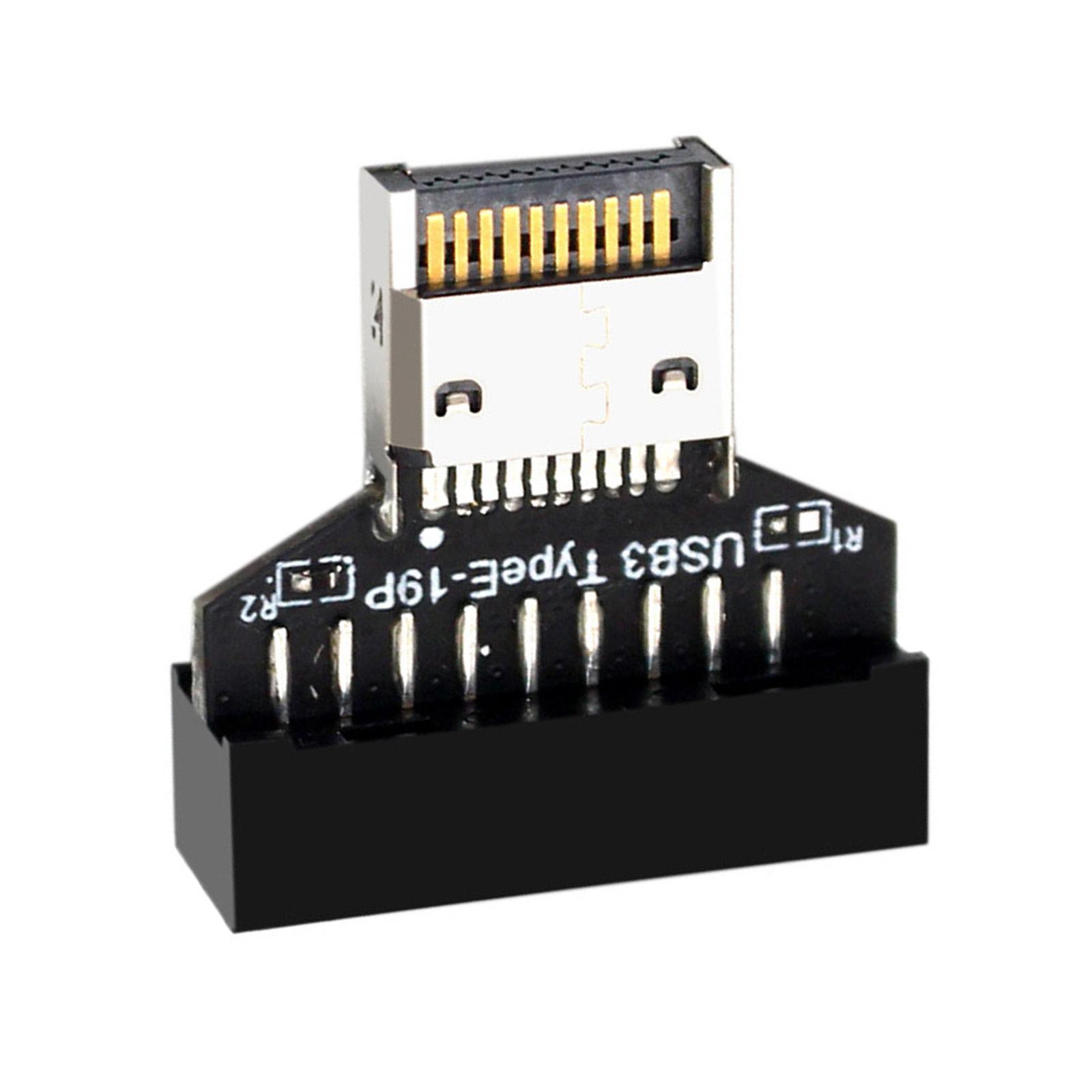 

Адаптер USB 3.2 Type E на USB 3.0 19-контактный 20-контактный разъем, вертикальный, тип C, для материнской платы