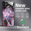 Wuthering Waves Hiyuki Phone Case For Samsung S26 S25 S24 S23 S22 S21 Plus Ultra Note20 Glass Magnetic Case
