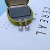 Elegant Freshwater Pearl Stud Earrings - Simple, Versatile, and Fashionable for Daily Wear.