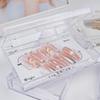 Transparente Nagelstaubdichte Aufbewahrungsbox Anti-Oxidations-Verpackungsboxen Nagelbehälterbox Tragbarer Kunststoff Maniküre Displayhalter