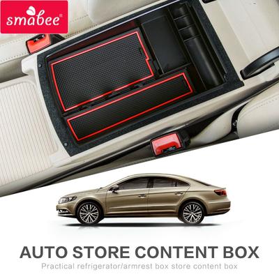 For VW Passat CC 2008 - 2017 Armrest Box Storage Stowing Tidying Car Organizer for Volkswagen CC Accessories 2011 2013 2015