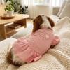Flying Sleeve Dog Princess Dress Breathable Mesh Princess Apparel Cute Dog Costume  Pet Show